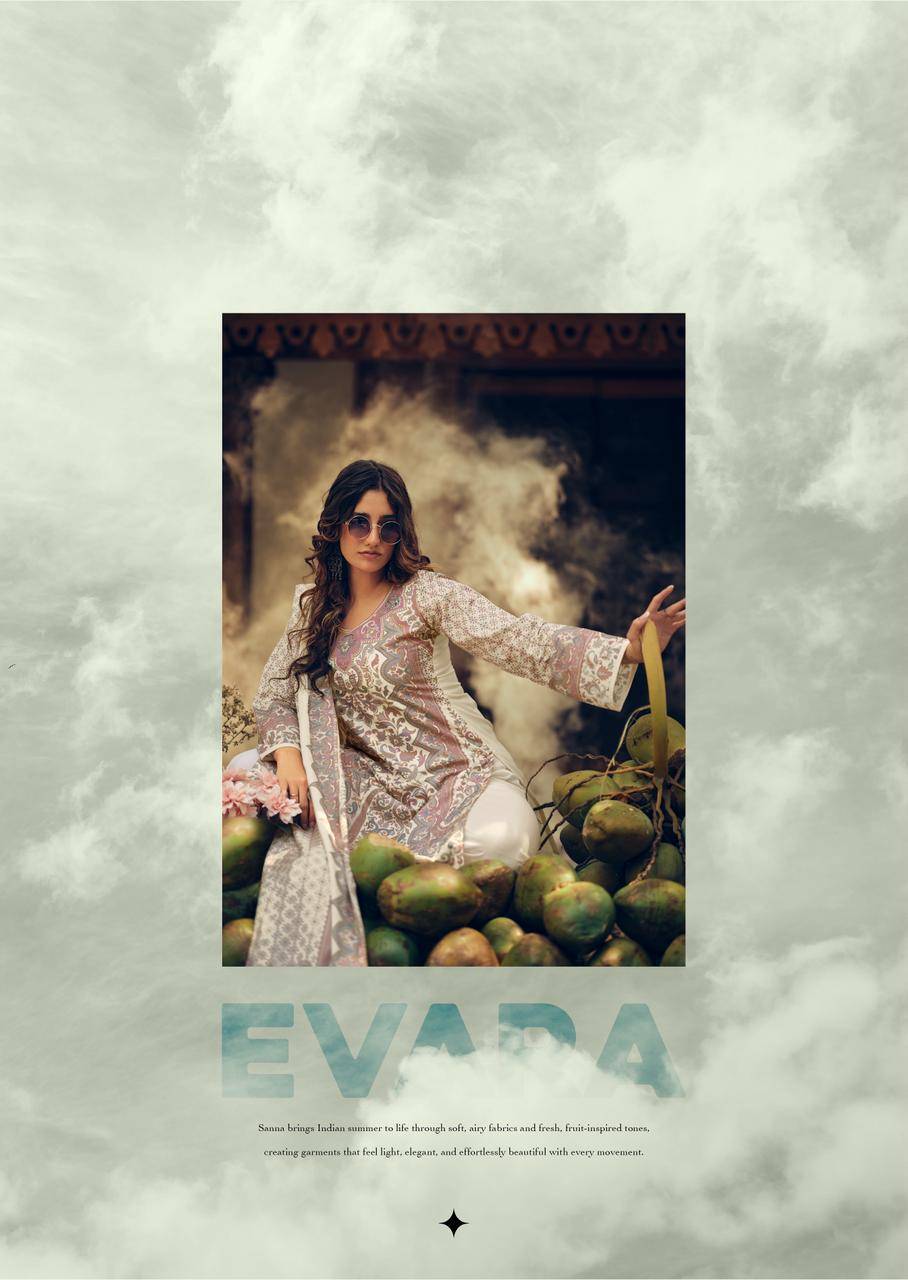  Tropical stories by SANNA FASHION 11173 To 11178 Series Beautiful Fancy Stylish Colourful casual wear Pure Milanz cottonDresses At Wholesale Price